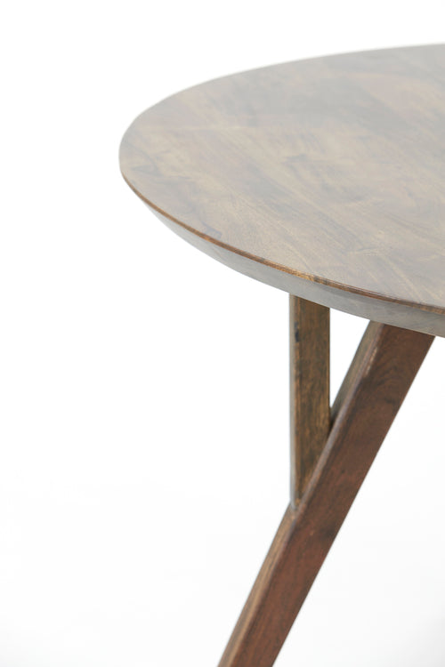 Light & Living eettafel QUENZA - Ø120x76cm - bruin - vtwonen shop