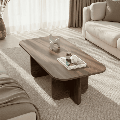 Calicosy - BECAJ Rechthoekige salontafel - Eiken - 60x120x41,4 cm