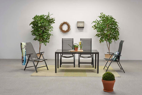 Limone verstelbare fauteuil - carbon black - antraciet - vtwonen shop