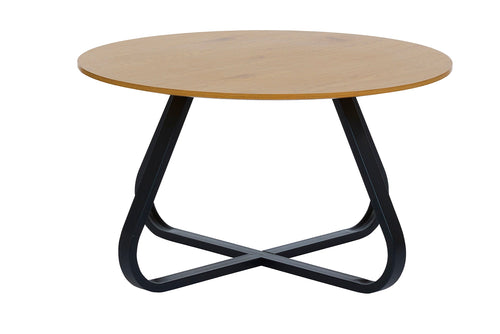 BRAM Salontafel Marton - ø80 cm - Eiken - vtwonen shop