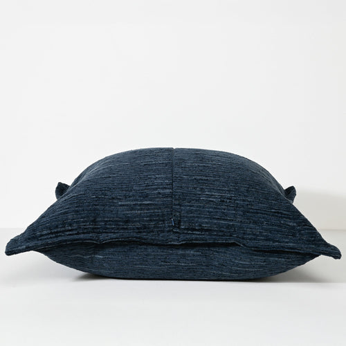 Darcy & Duke sierkussen Ruffled Indigo - Indigoblauw - 55x55cm