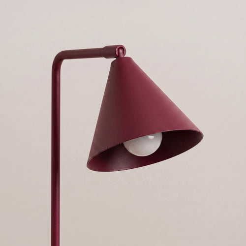 Sollux Lighting Tafellamp NOX bordeaux - 18x18x35cm