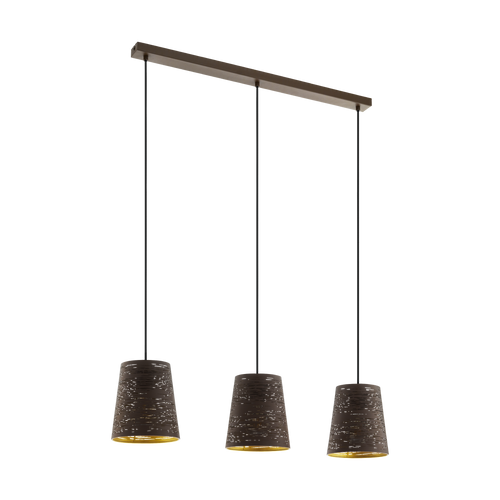 EGLO hanglamp Segezia - e27 - 88 cm - mokka - vtwonen shop