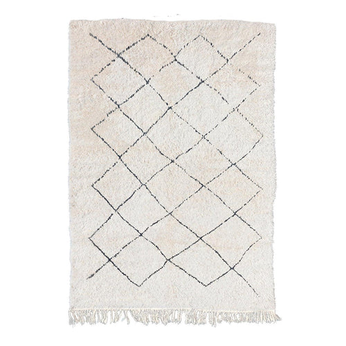 AFK Living vloerkleed Berber - handgemaakt - Wol - 120 cm x 170 cm