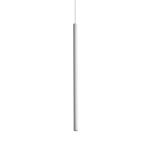 Ideal Lux LOOK 40 cm slanke hanglamp voor aan het plafond, wit, 1x LED 220lm 3000K