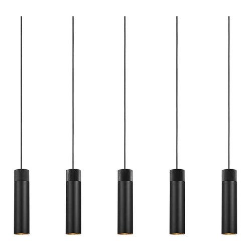 Nordlux Tilo Hanglamp - 5-lichts GU10 - Zwart - vtwonen shop