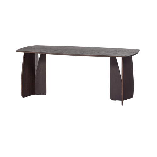 WOOOD eettafel Veere - Massief Eikenhout - Mystic Brown - 180 x 100