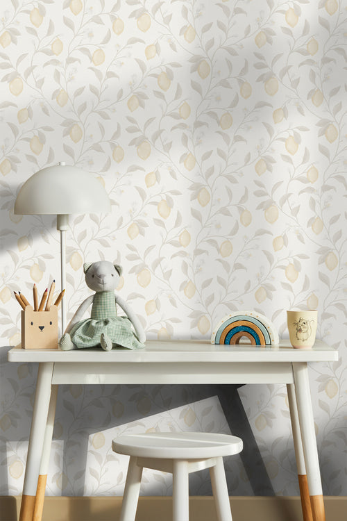 Sanders & Sanders behang fruit beige - 53 cm x 10 m - 641015