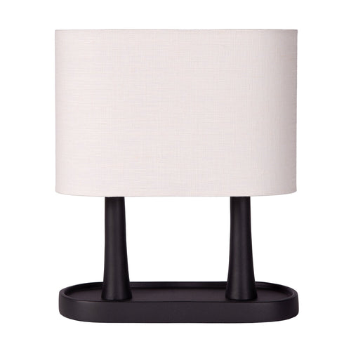 Atmooz tafellamp Bakati - wit - 25 x 11 x H 30 cm - E14