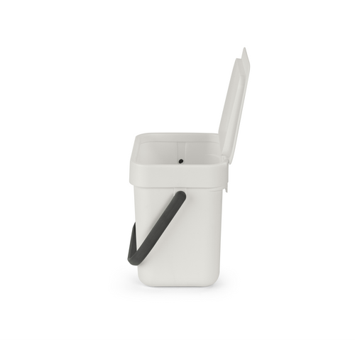 Brabantia Afvalemmer Sort & Go - 3L - light grey - vtwonen shop