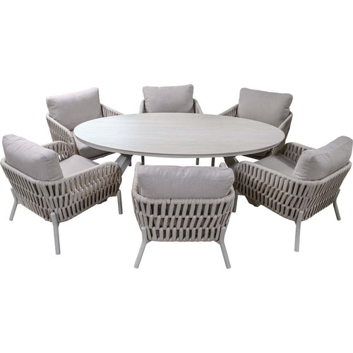 Lesli Living tuintafel Davos - beige - 220x120cm