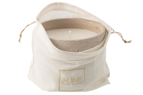 J-Line buitenkaars Rond - lichtbeige - large - 47U