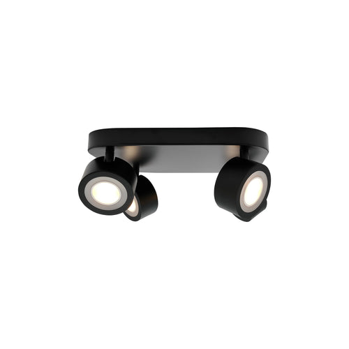 Nordlux Clyde 4-Spot | Plafondlamp | LED Module | Zwart