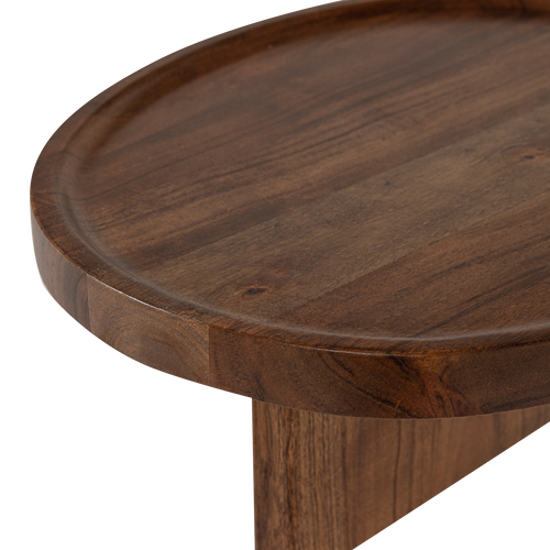 WOOOD bijzettafel Naro - Acaciahout - Bruin - 34x40x18