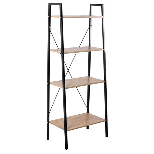 Calicosy - Industriële stijl 4 laags opbergrek LEXIE - 32.5x60x148 cm