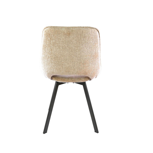 Giga Meubel Eetkamerstoel Jaroq - Zand - Draaibaar - Set van 4 - vtwonen shop