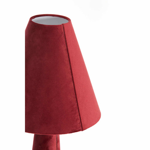 Light & Living tafellamp Devia - rood - Ø30cm
