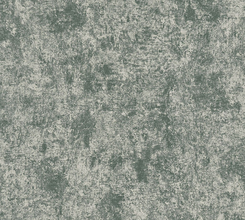 Livingwalls behang effen groen en crème - 53 cm x 10.05 m - AS-389701