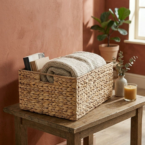 Calicosy - Opbergmand Woonkamer - Beige - 33x45x20 cm
