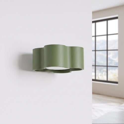 Sollux Lighting Wandlamp OVIO olijfgroen Gx53 - 12x14,5x6cm