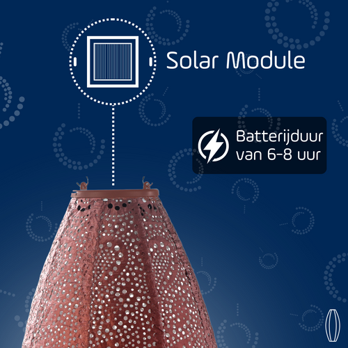 Lumiz solar lampion - primula set - 2 stuks - vtwonen shop