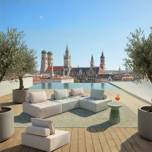 Kare Design Tuinfauteuil Portofino munt
