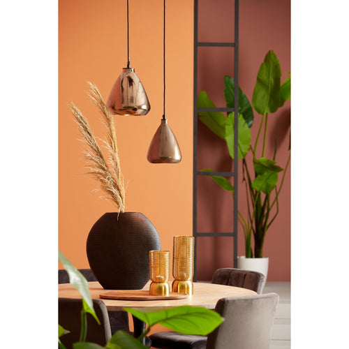 Light & Living hanglamp Desi - brons - Ø22.5cm - vtwonen shop