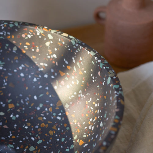 Tikamoon Ronde waskom in confetti terrazzo ∅ 36 cm - Veelkleurig