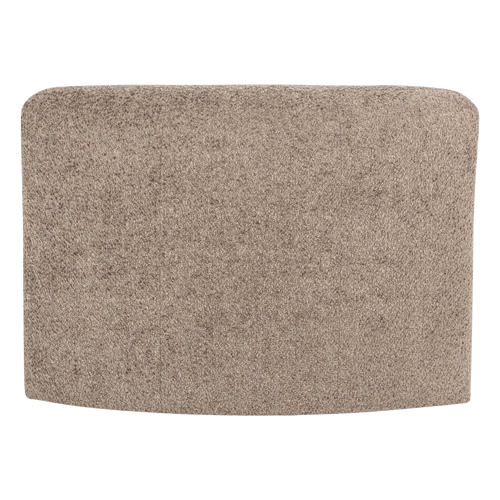 WOOOD eetbank hoek met rugleuning Mojo Base - Wollig - Donkerzand - 83x80x80