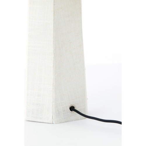 Light & Living tafellamp Musabo - wit - Ø25cm