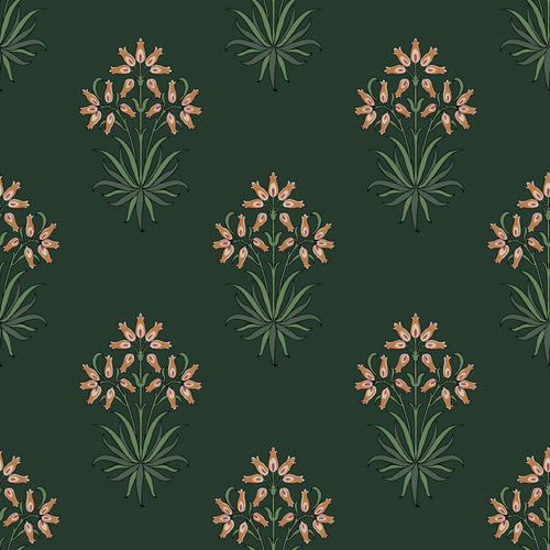 William Morris at Home Vliesbehang - Hyacinth Flower Forest