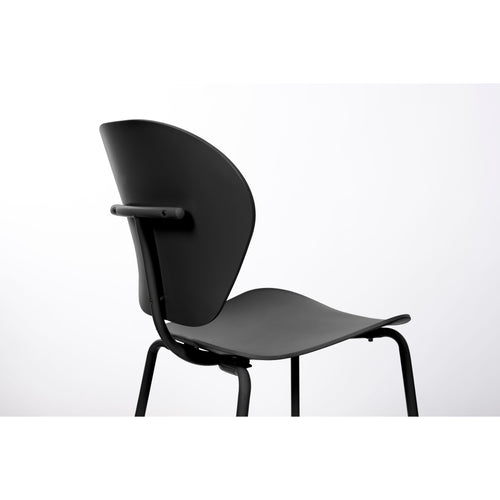 Zuiver The Ocean Chair Eetkamerstoelen  Pirate Black - Set van 2 - vtwonen shop
