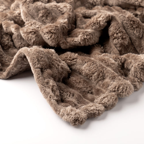 LUCAS - plaid 150x200 cm - gerecycled - bontlook - Driftwood - taupe