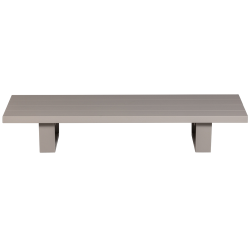 Exotan salontafel buiten Bear - Aluminium - Zand - 25x140x70 - vtwonen shop