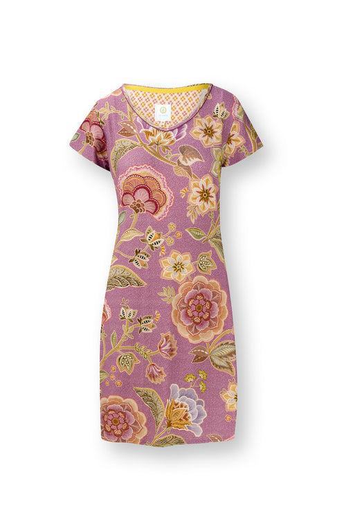 Pip Studio - Djoy Nachthemd - Dames - Matata - Lila - XS - vtwonen shop