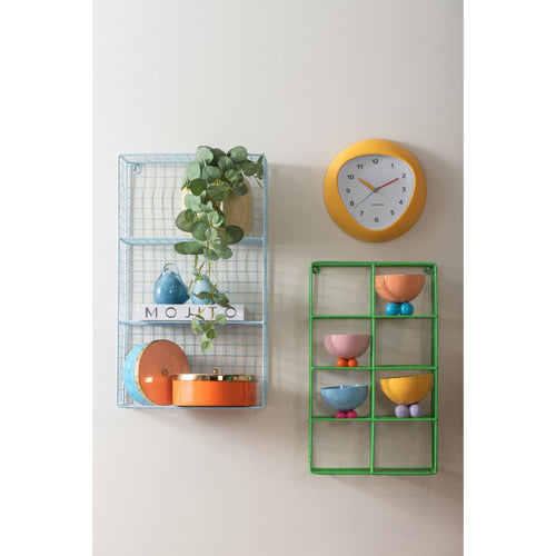 Karlsson wandklok Funky Vibes - geel - Ø25.5cm - vtwonen shop