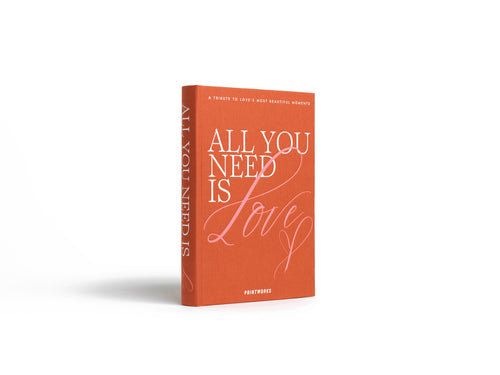 Printworks Fotoboek - All You Need is Love - Oranje - vtwonen shop