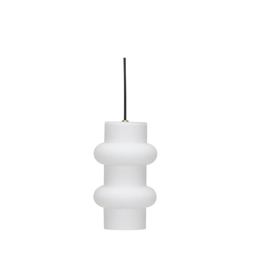 Hübsch hanglamp Pilule - glas/staal - ø15xh25cm