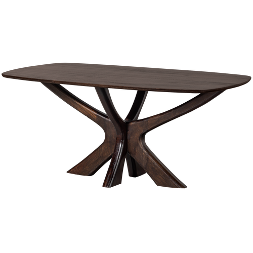 BePureHome eettafel Bridge - Mangohout - Walnoot - 76x180x100 - vtwonen shop