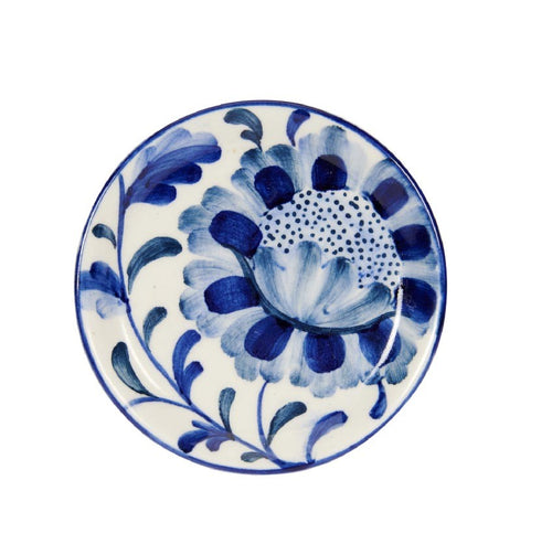 Return to Sender Schaaltje ø 11 cm Bed of Flowers Blue Design 3 - vtwonen shop