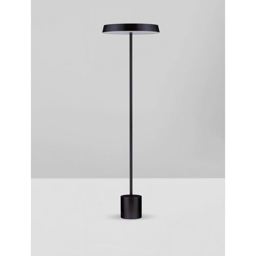 Nova Luce VETRO Geïntegreerde LED-vloerlamp, matzwart, 33W LED, 2666lm, 3000K, aan/uit-schakelaar.