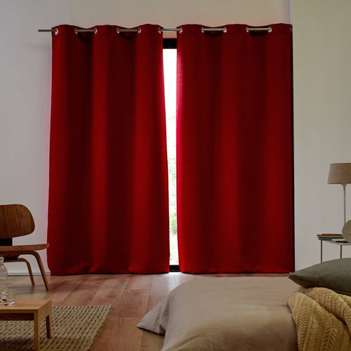Madura Gordijn Blackout helder rood 140x180 cm