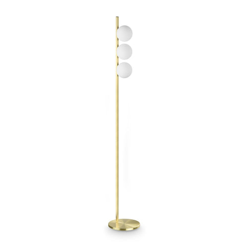 Ideal Lux BINOMIO Vloerlamp met meerdere armen, messing, 3x G9
