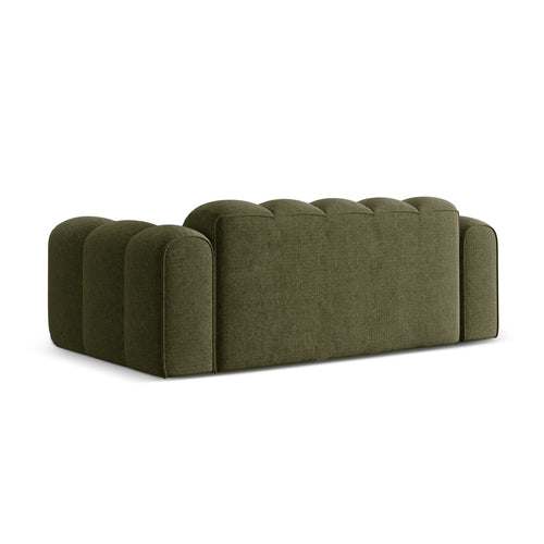 Cosmopolitan Design - Bank Treno 3-zits, chenille groente - 94x210x70cm