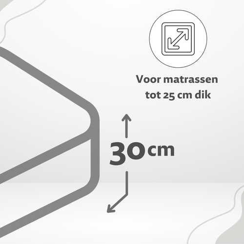 Ten Cate hoeslaken - 100% katoensatijn - 90x200 - naturel