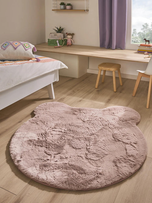 benuta wasbaar kindervloerkleed Dave - roze - 100x110 cm