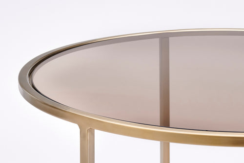 Light & Living salontafel DUARTE - Ø75x44cm - goud - Set van 2 - vtwonen shop