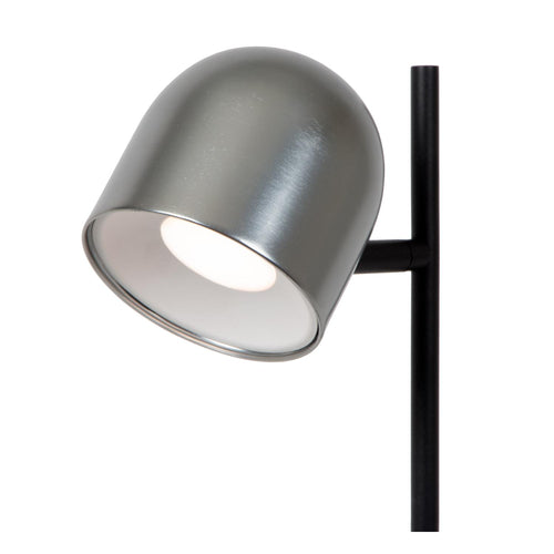 Lucide bureaulamp SKANSKA RECH - Geïntegreerde LED - Grijs ijzer