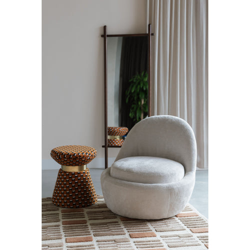 Housecraft Living Pin Poef/ Kruk - Blauw - vtwonen shop