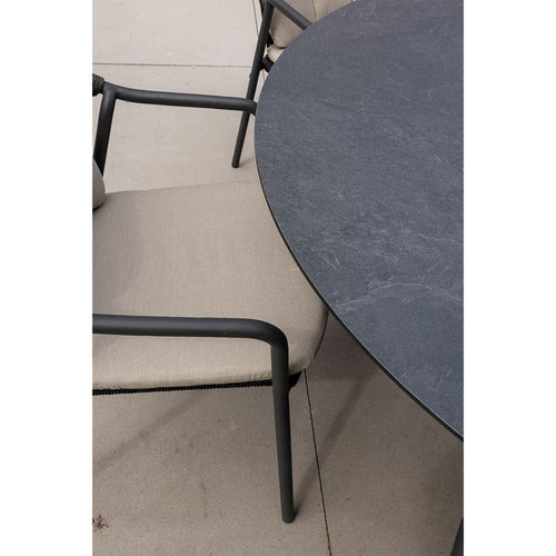 Taste by 4 Seasons stapelbare tuinstoel Manitoba antraciet